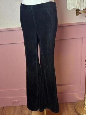 velvet going out bell bottom flare pants  sugar & jade black party festival